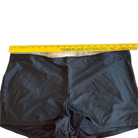 2 Piece Plus Sz 22W Tankini Swim Suit Boy Short Bottoms Alligator Print Pattern - Picture 9 of 11